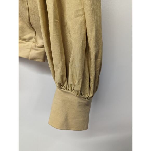 DOROTHEE SCHUMACHER Women's Sweatshirt Crew Neck Color Block Size 4 US Large - Picture 2 of 9